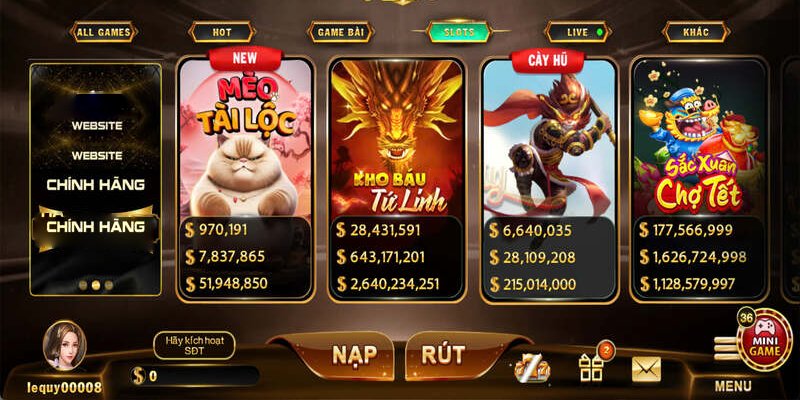 Kho game slot nhiều chủ đề nhất thị trường cá cược