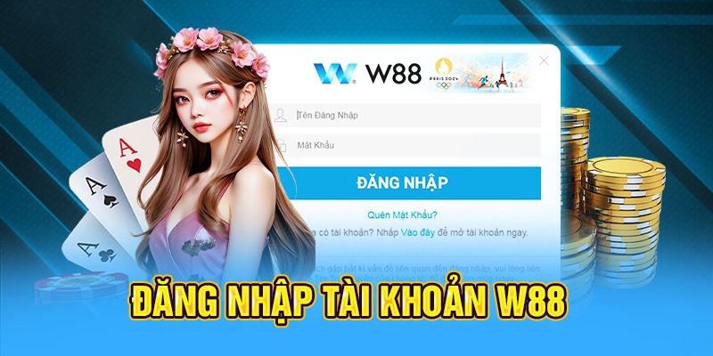 Đăng nhập siêu nhanh vào nền tảng W88 chỉ với 2 bước